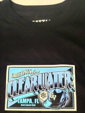 Eddie Vedder 2012 Clearwater / Tampa Tour Shirt Black Men's Large
